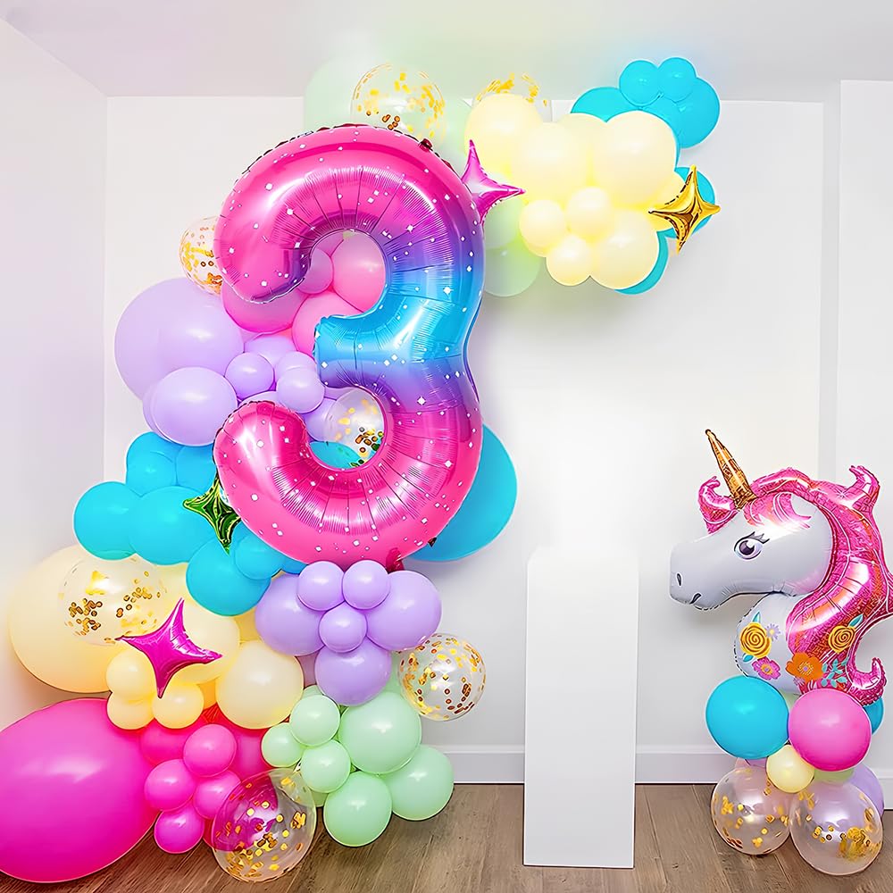 Foil Globo Número 5 Azul 40" (101cm), Inflable Helio o aire, Gigante Numeros 0-9, 10-19, 20-29, 30-100, Grande Globos Decoración para La Boda Aniversario y Cumpleaños Fiestas — view 35
