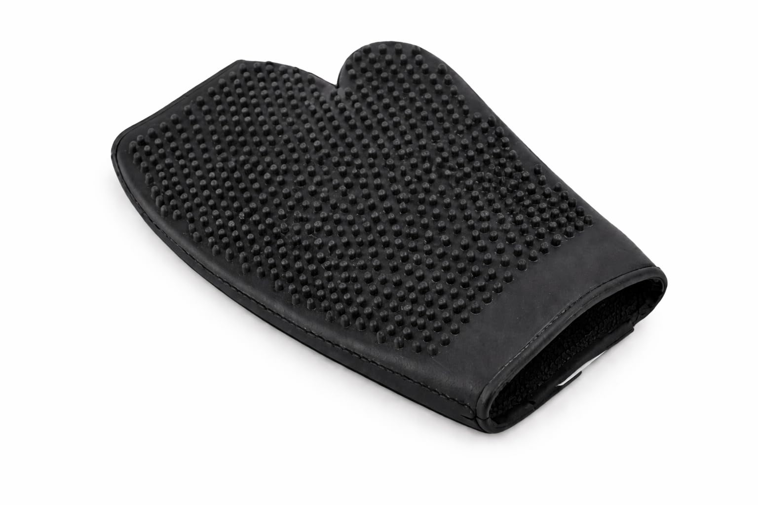 Dairy Mitra Pet Grooming Gloves for Bath & Shedding, Rubber Massage Brush for Dog, Cow, Buffalo, Bull, Horse, Cat Hair Removal Wet & Dry Use,Firm Grip, Durable & Easy to Clean for All Fur Types - Carbon Black-image-5