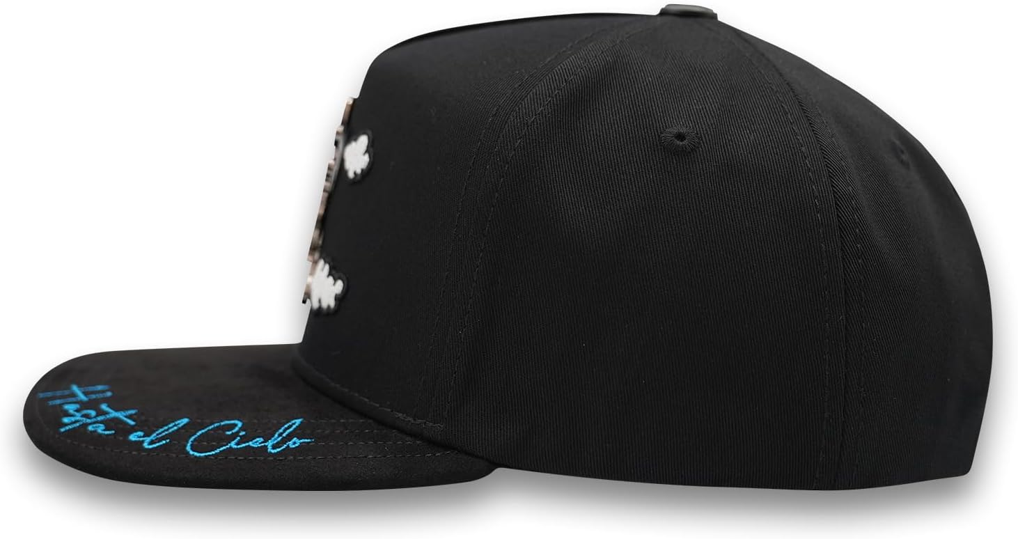 BIGG BOSS Serafin PIN Black - Premium Hat for Men,Caps for Any Occasion, Men's Baseball Cap, Men's Caps Adjustable, Men Hats Black Snapback Hat - Adjustable Hat