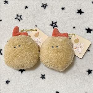 つぶらな瞳のお惣菜 ぬいぐるみ キーホルダー かにくりーむころっけ 2個セット