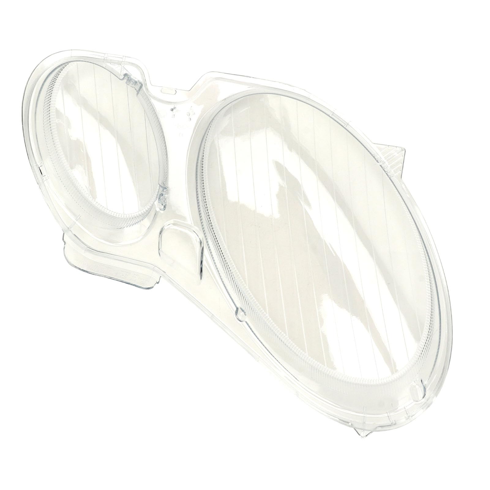 1 par de Lentes de Faro Izquierdo Derecho, Cubierta de Lente de Faro de Coche, Reemplazo de Carcasa de Lente de Faro Transparente paraClase E W211 E280 2002 a 2008