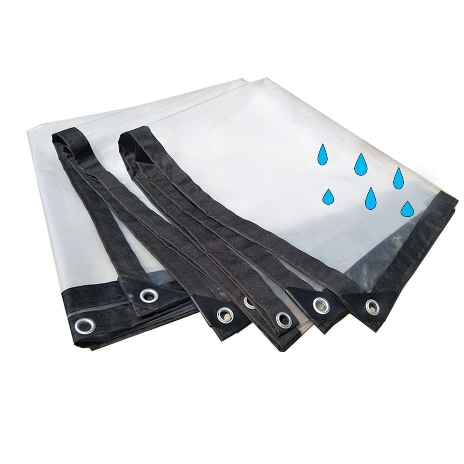 Lonas transparentes impermeables exteriores lona protectora ligera 2x3m