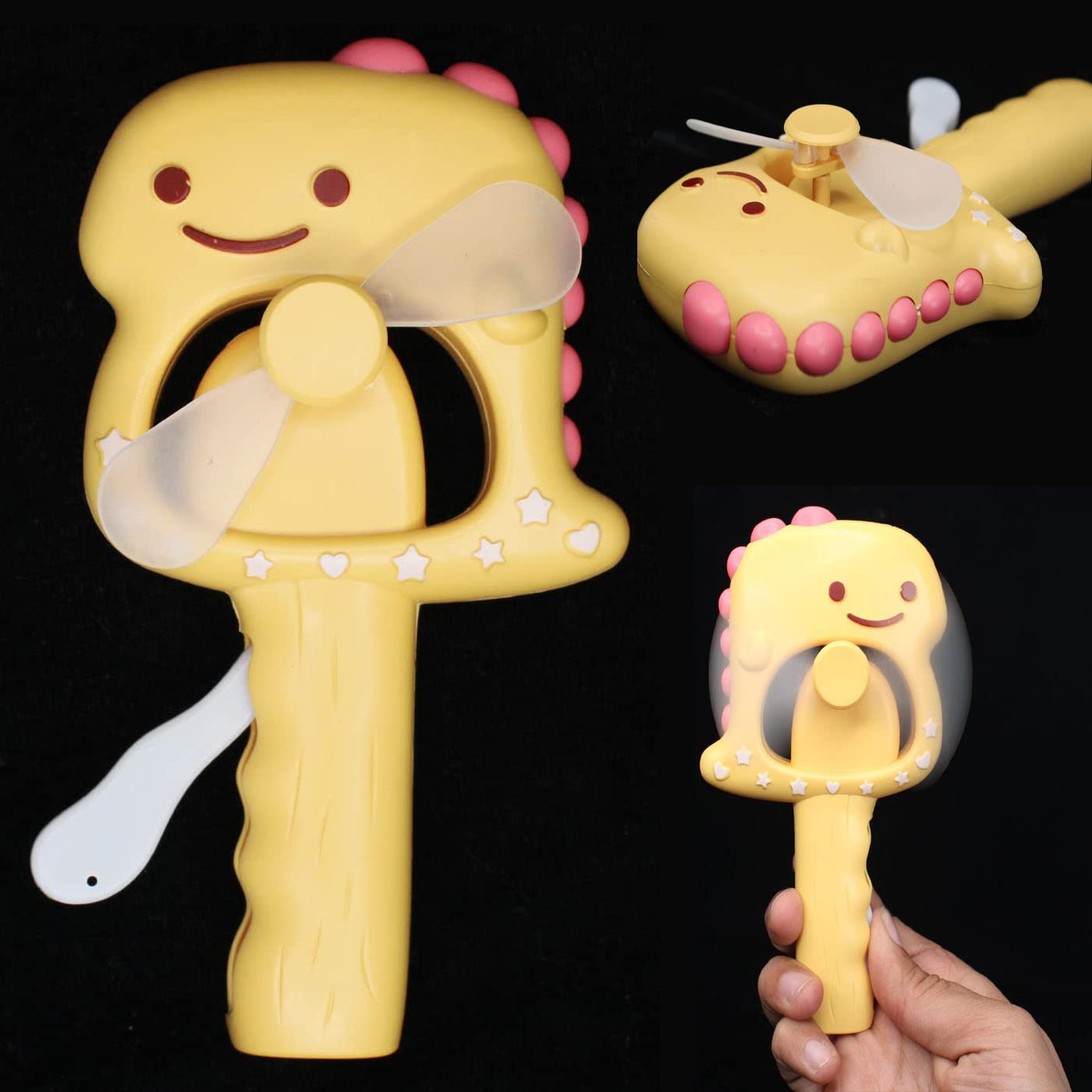 PELO Mini Cartoon Fan Portable Small Fan Cute Dragon Fan Cooling Fan, Pocket Fan, Fan Kids Adults Portable Travelling Outdoor Fan Pack Of 1 (B0C6HRWF7Z) Amazon Price History, Amazon Price Tracker