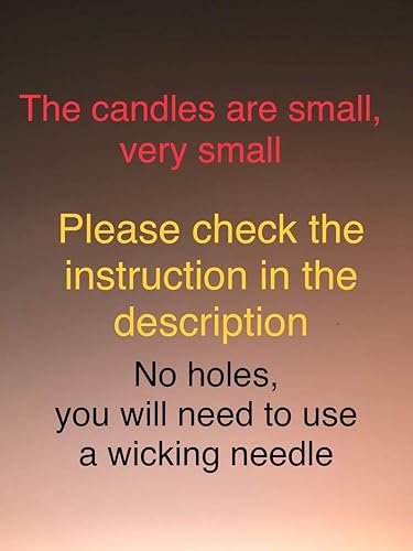 Miniatura 2 de silicone birthday candle mold mini taper 8 cavities TheHandmadeCharm