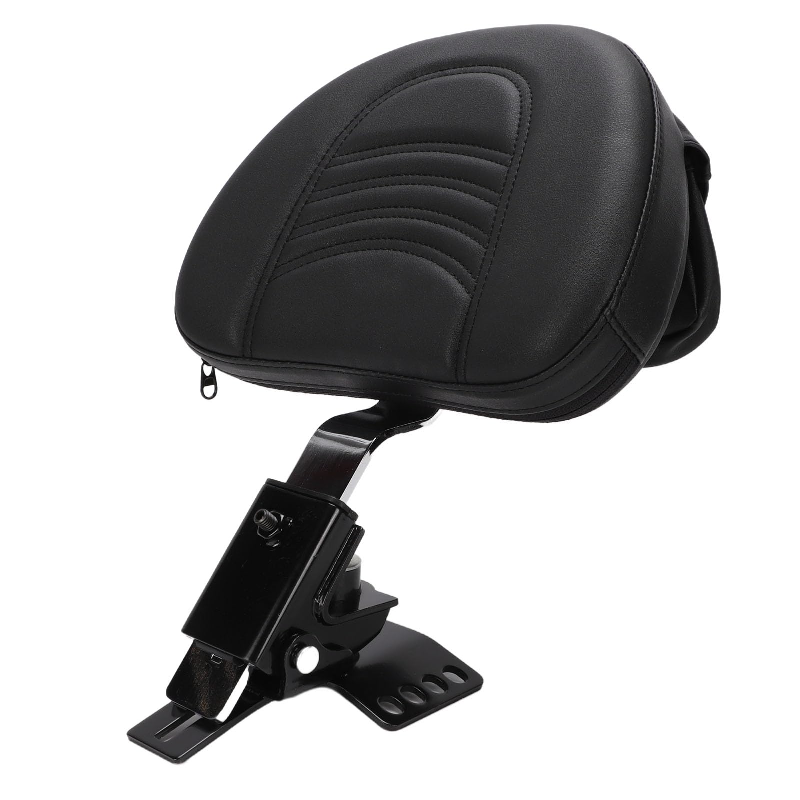 Ergonomische Fahrerrückenlehne, Langlebiger Komfort für Touring Electra Glide CVO 1997–2024, Faltbares Design, Schwarz, 1 Einheit