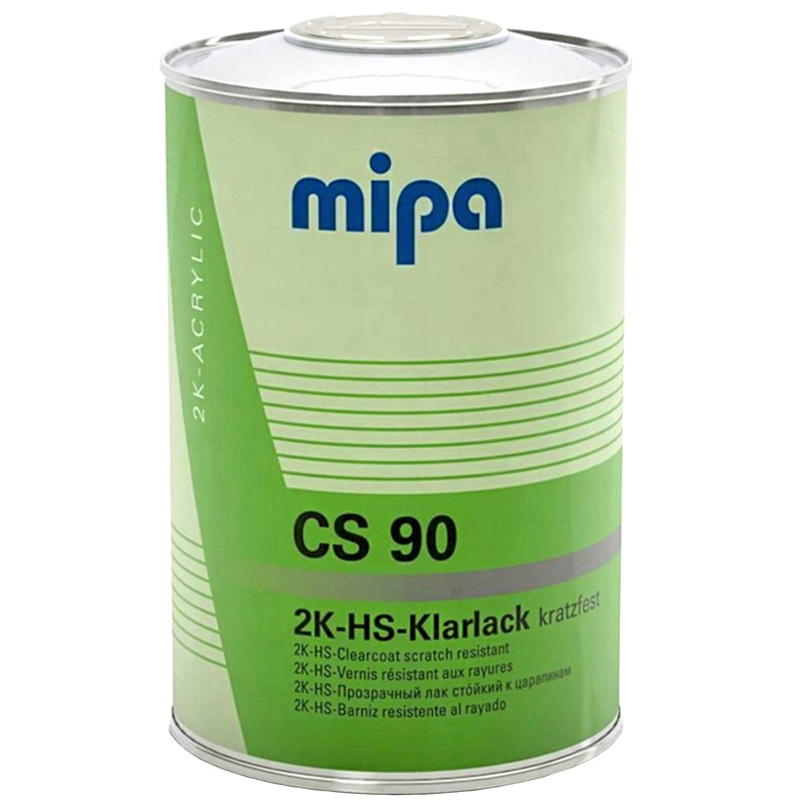 MIPA Set 2K HS barniz transparente CS 90 2K-MS-endurecedor MS25 1,5L