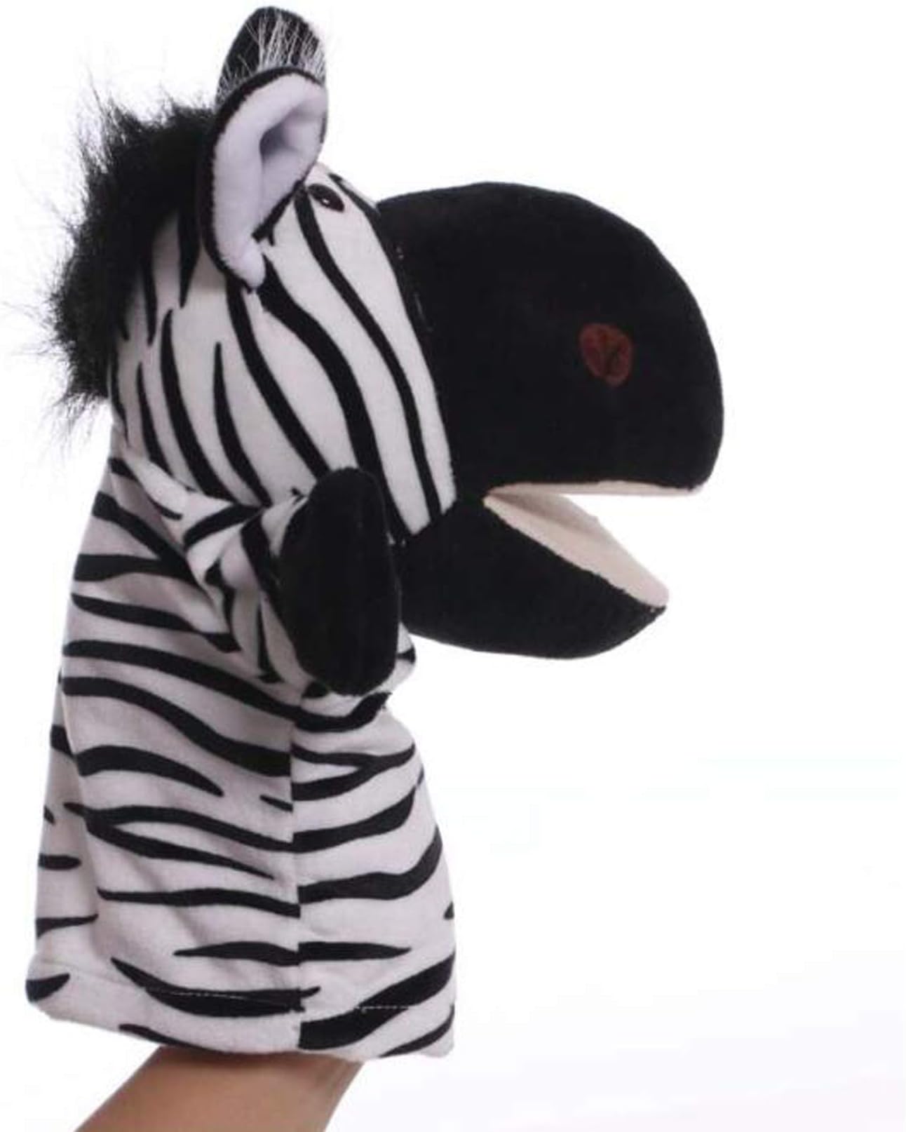 Zebra Hand Puppets Plush Animal Toys for Imaginative Pretend Play Stocking Storytelling