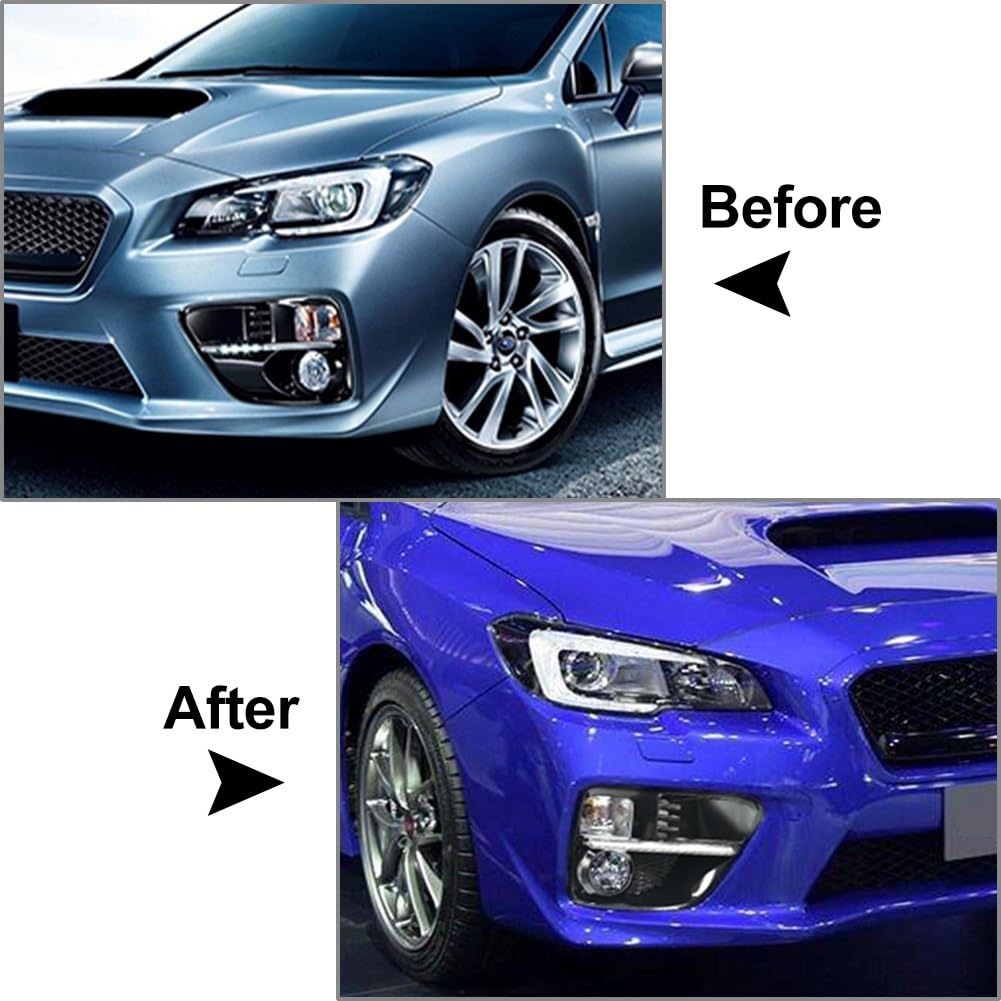 NOCHE Luce Direzione 2 PCS Auto DRL con Indicatore di Direzione Giallo Lampada per Subaru WRX/WRX STI per 2015-2017 Daytime Running Light Specchietti Laterali Luce