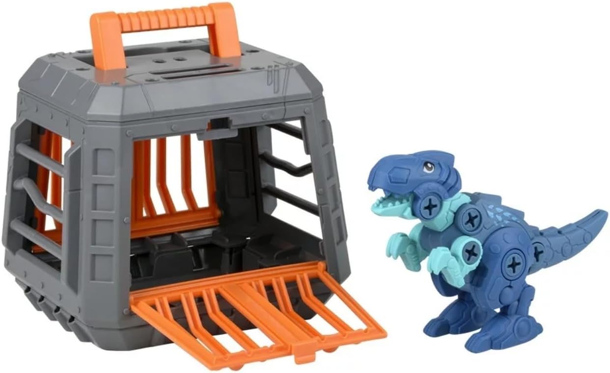 Rhode Island Novelty Assemblesaurus T-Rex and Enclosure