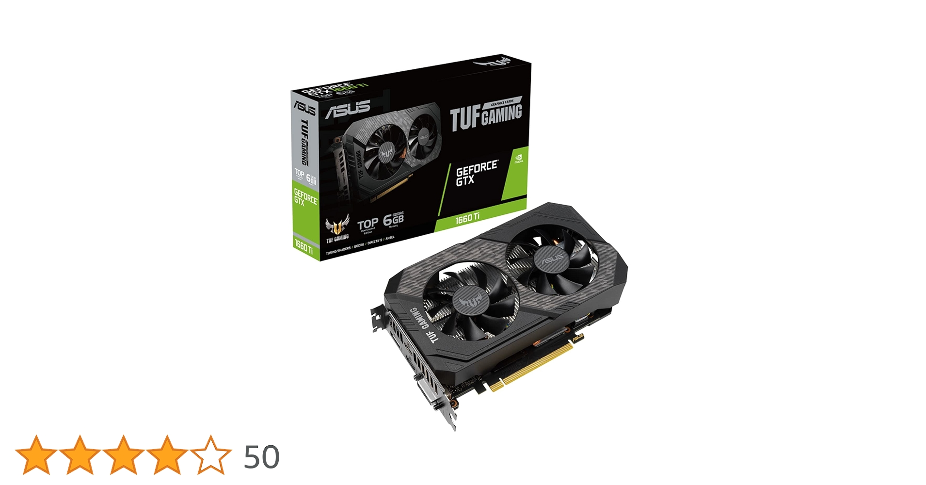 Amazon | ASUS TUF Gaming GeForce® GTX 1660 Ti EVO 搭載ビデオ