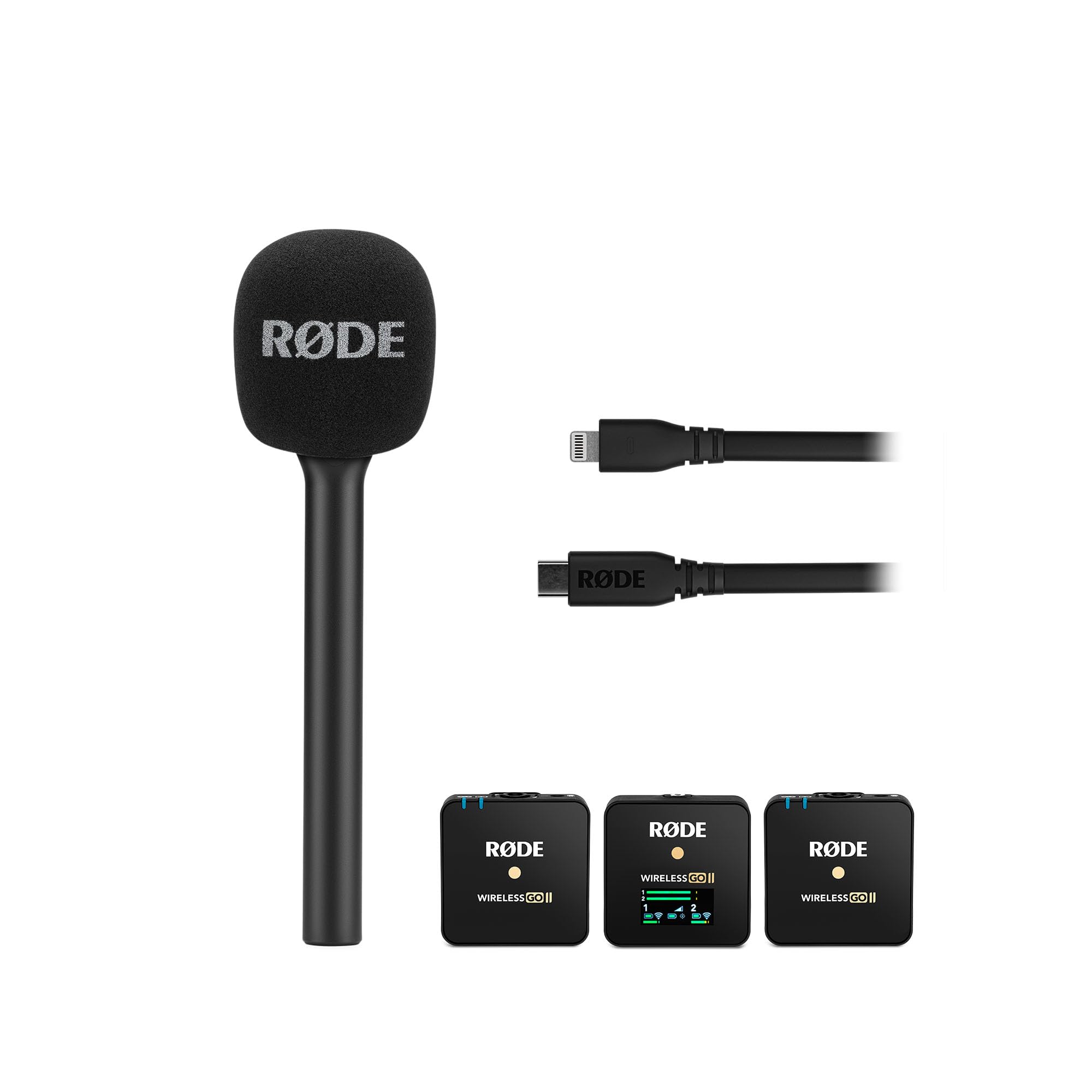 Amazon.com: Rode RØDE Interview GO Starter Pack (iOS) - RØDE WIGO  