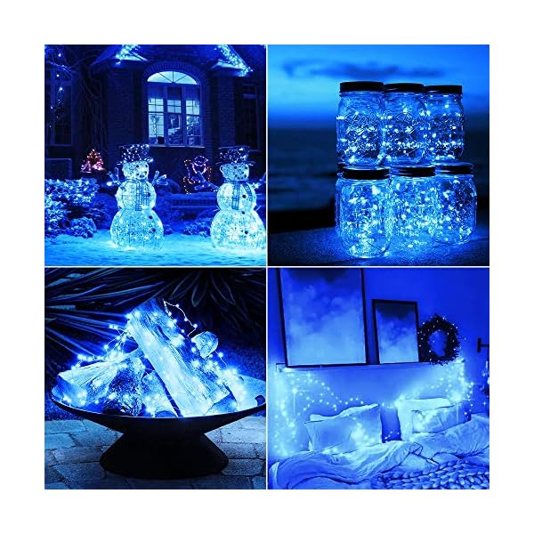 Olafus fairy lights battery operated, ip68 waterproof mini string light, 7ft small led bottle light for wedding vase centerpieces table decorations christmas indoor party jars gift - image 3