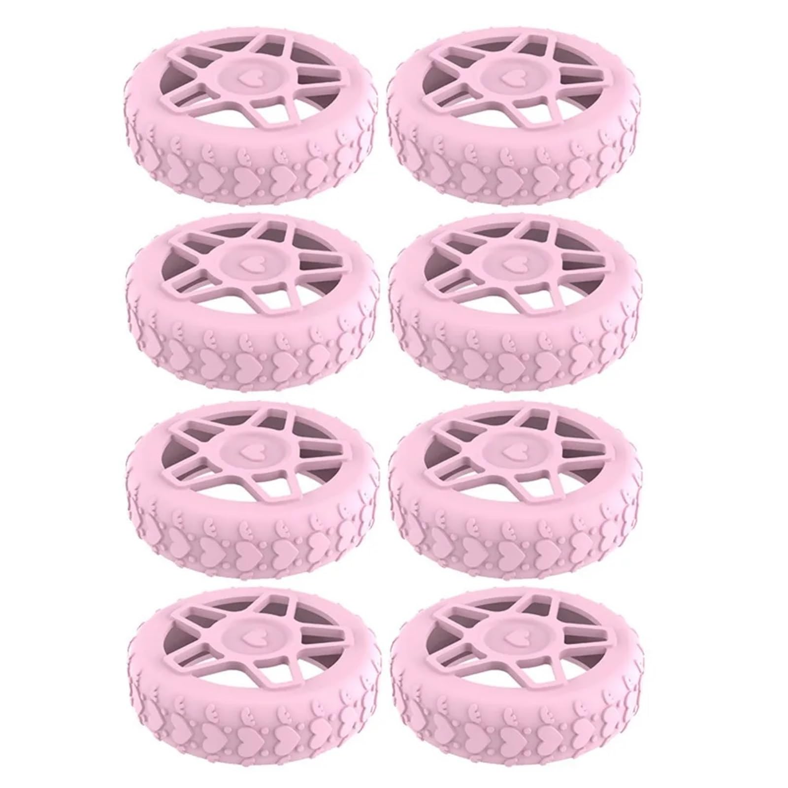 Funda protectora de silicona para ruedas de equipaje, antideslizante, reduce el ruido, anillos de protección de ruedas, absorción de golpes, antideslizante, rollo silencioso, cojín de choque