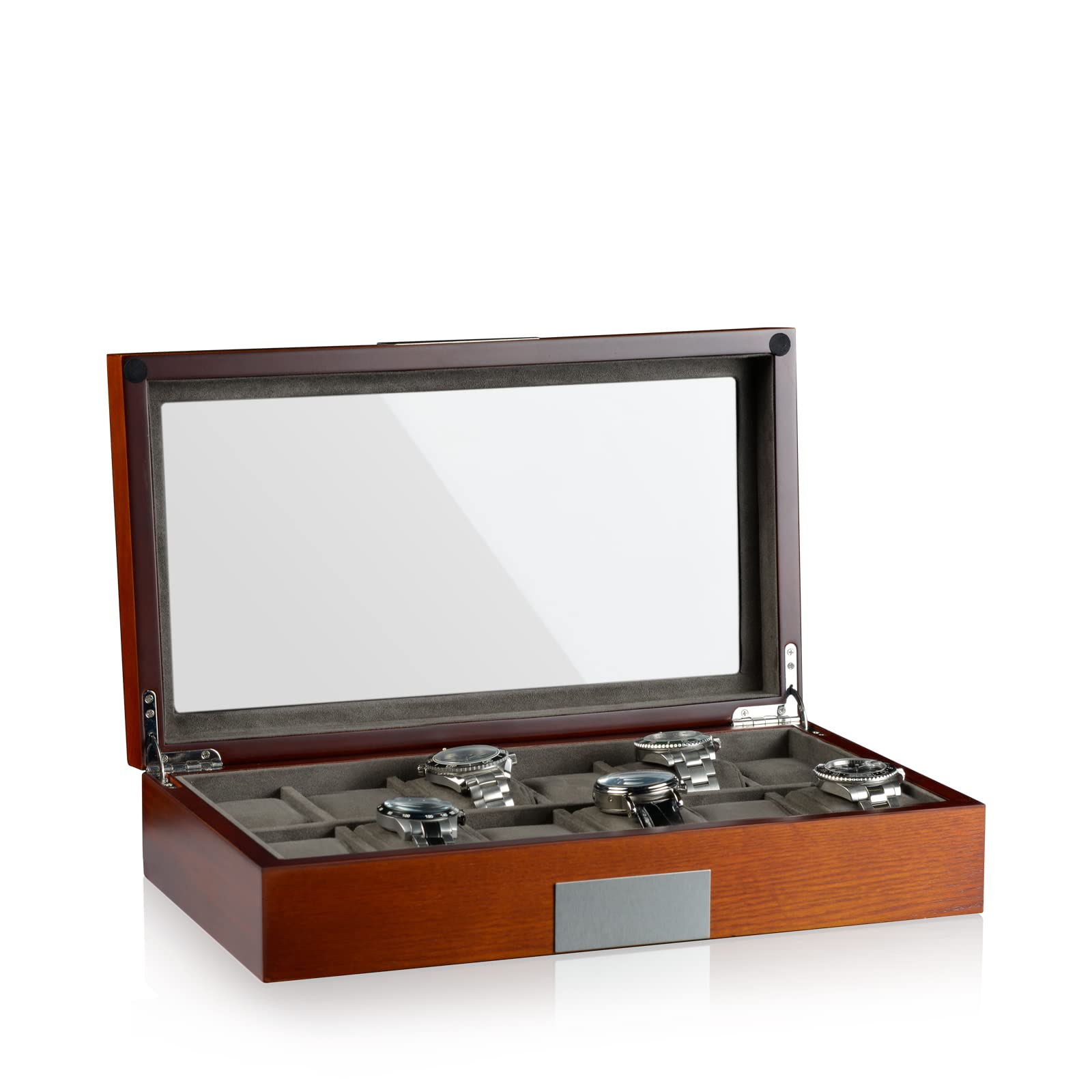 HEISSE & SÖHNE SEIT 1976® Uhrenbox Monteray 12 - Mahagony