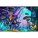 WACYDSD Puzzle 3D Puzzle 1000 Piezas Poster Psicodélico Trippy Colorido Ttrippy Surrealista Astral Art Office Home Room Decoración De La Pared