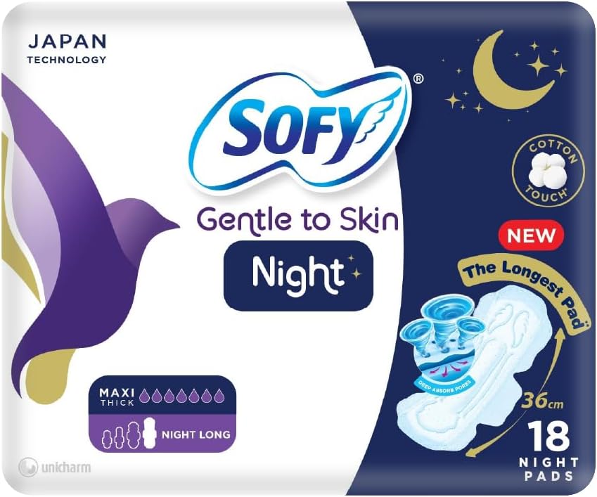 Night Comfort Sanitary Pads Night Long 18 pcs
