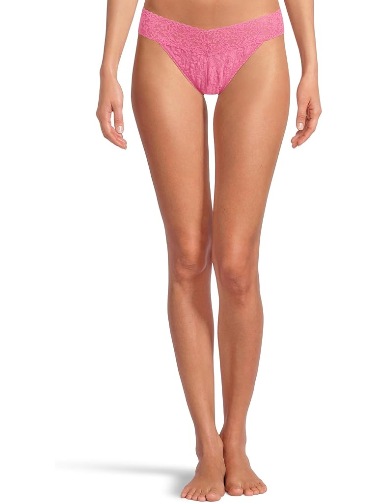 Pink Hanky Panky Signature Lace Original Rise Thong