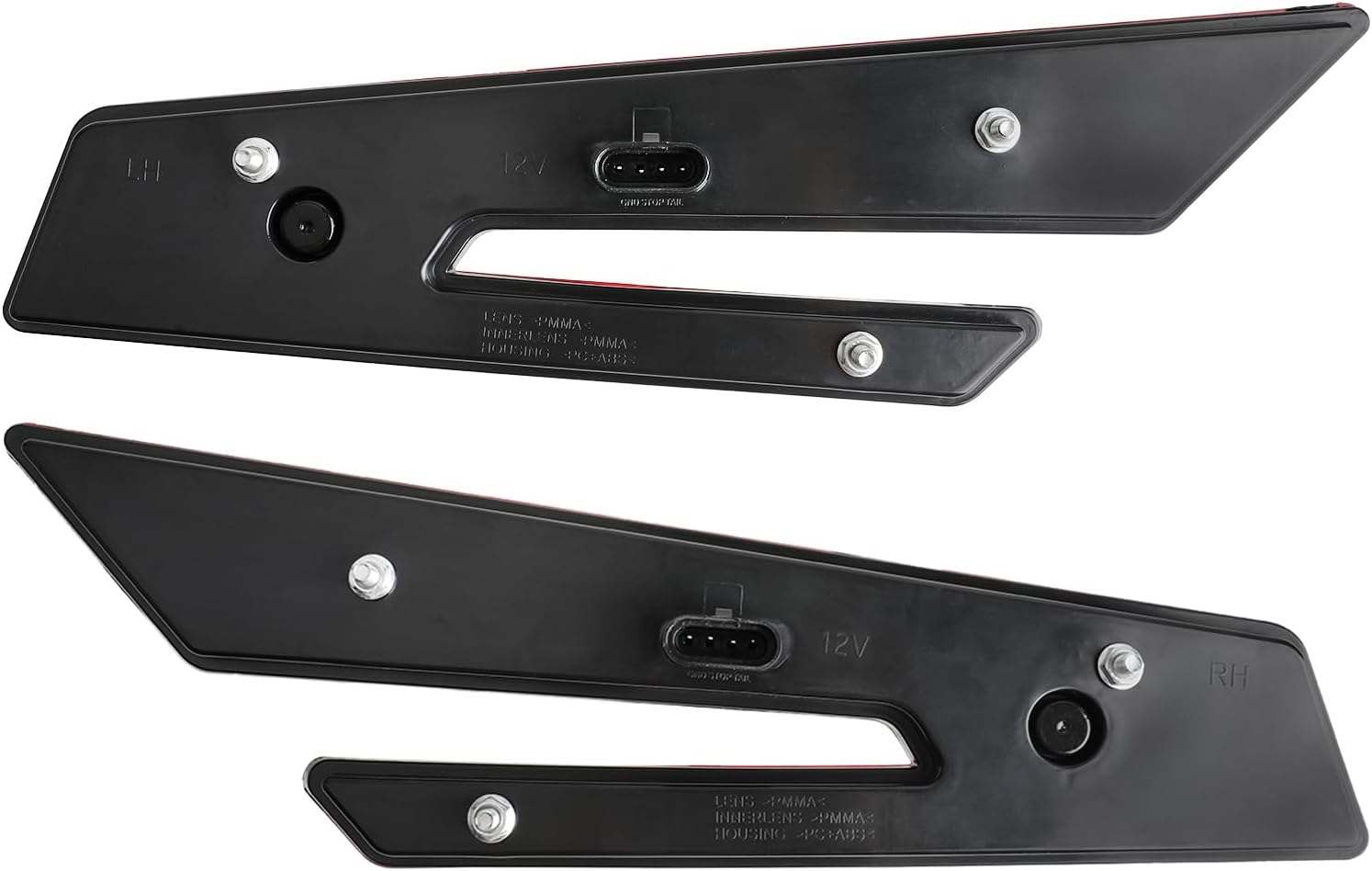 AUTOKAY LED Brake Tail Lights Left & Right Rear for Polaris RZR PRO XP /4 2020-2024 Replaces FQRL003