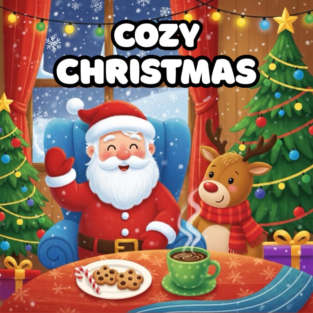 Cozy Christmas: Winter Comforts Cozy Coloring Book for Families (Calm & Joyful Scenes) (Christmas Coloring Books)