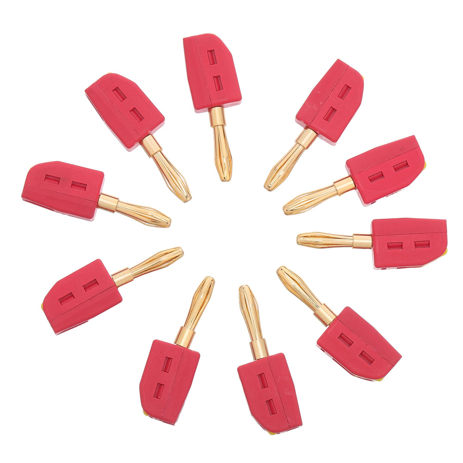 Conectores banana de 4 mm para organizar los cables del cine en casa y amplificadores de salón 7