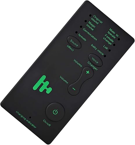 DDSKY Cambiador de voz 1 cambiador de voz de mano para adultos cambiador de voz de micrófono 7 diferentes cambios de voz máquina de efectos de