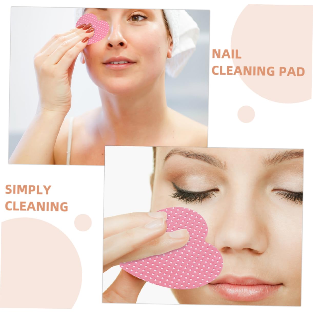 Healeved Salviette Per Unghie Pad Per Rimozione Per Manicure Art Per Unghie Acriliche Facili e Pratici Per