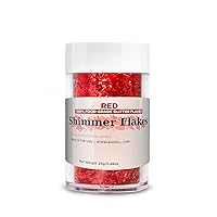 Vista 39 de Bakell 's White Shimmer Flakes - (0.14 oz y 1 tarro) Elegantes copos de purpurina comestibles para tus maravillas culinarias