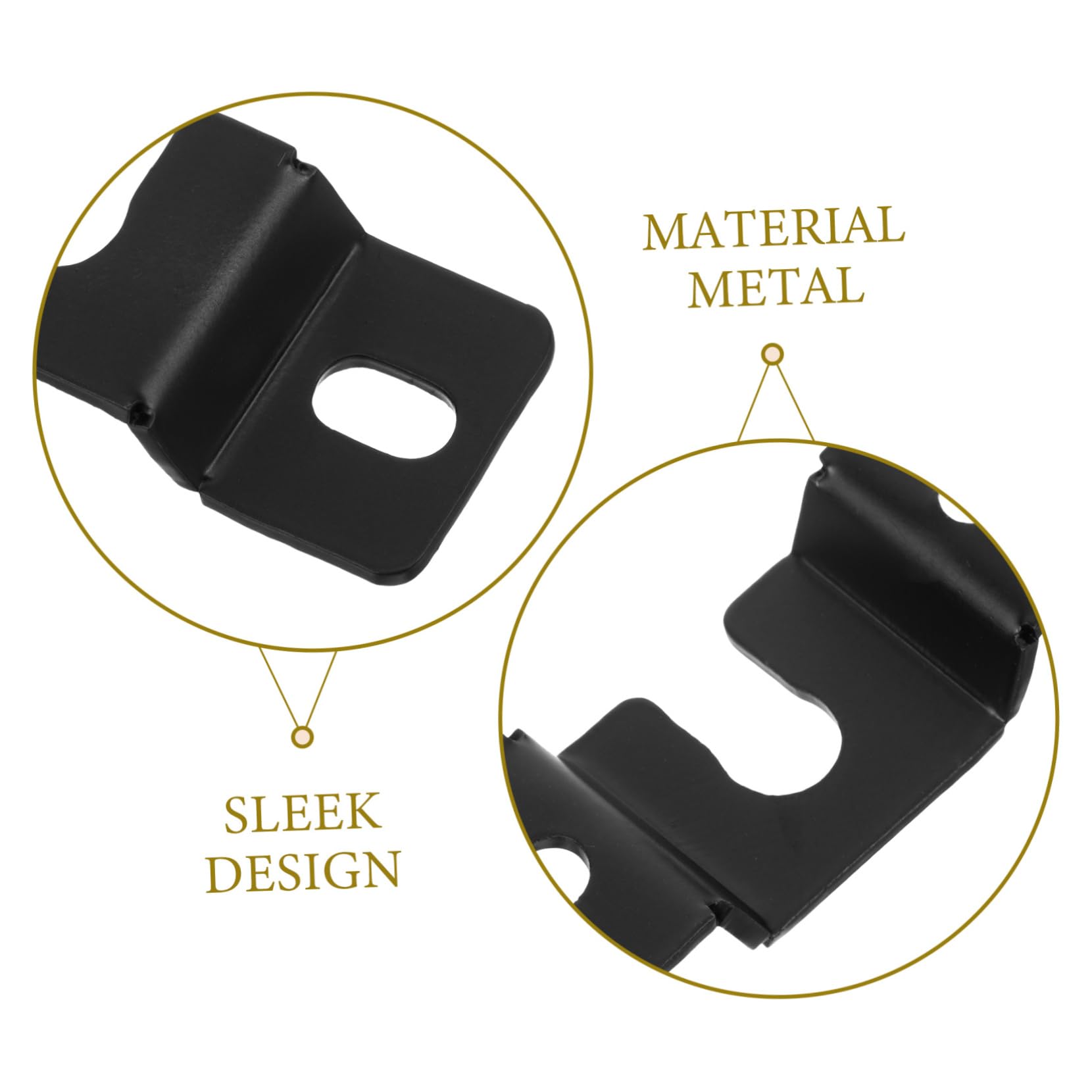 Toyvian 4paia Supporto Da Muro Per Sound Bar Staffa Per Installazione Facile Compatibile Con Vari Modelli Di Altoparlanti Per Home Theater e Tv Design Sottile e Resistente