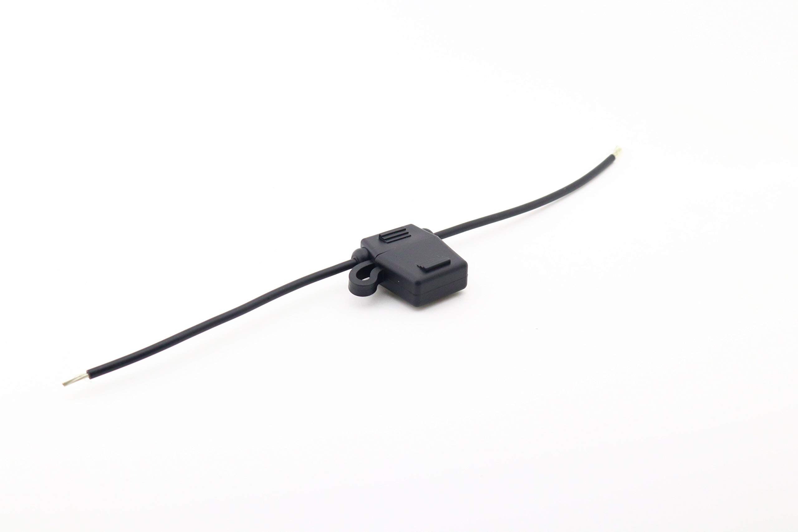 (x2) LPR-02B-16B-2 | Optifuse in-Line Fuseholder for Regular Auto Blade Fuses| 15 A | 16 AWG | Bussmann Cross HHF; LittelFuse Cross: FHAC0001LXN