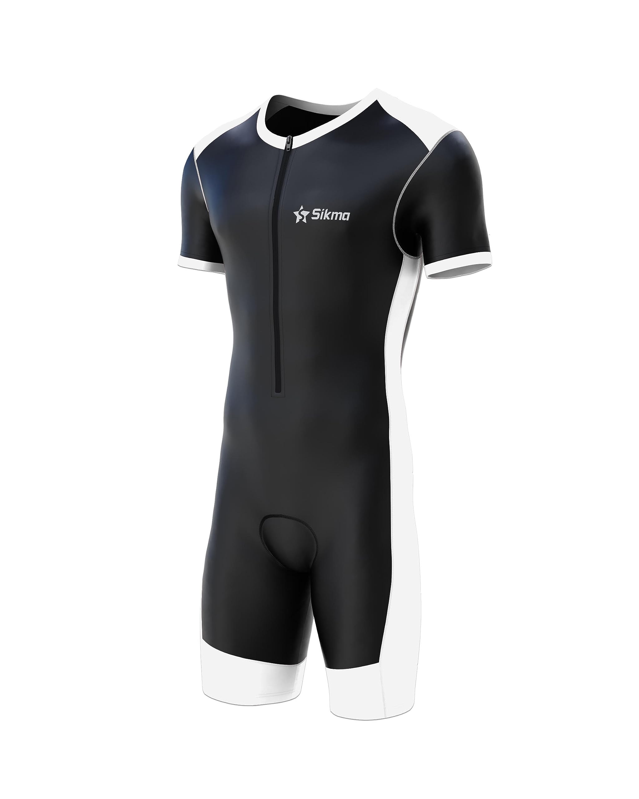 Sikma Traje de ciclismo para hombre acolchado de una pieza para ciclismo