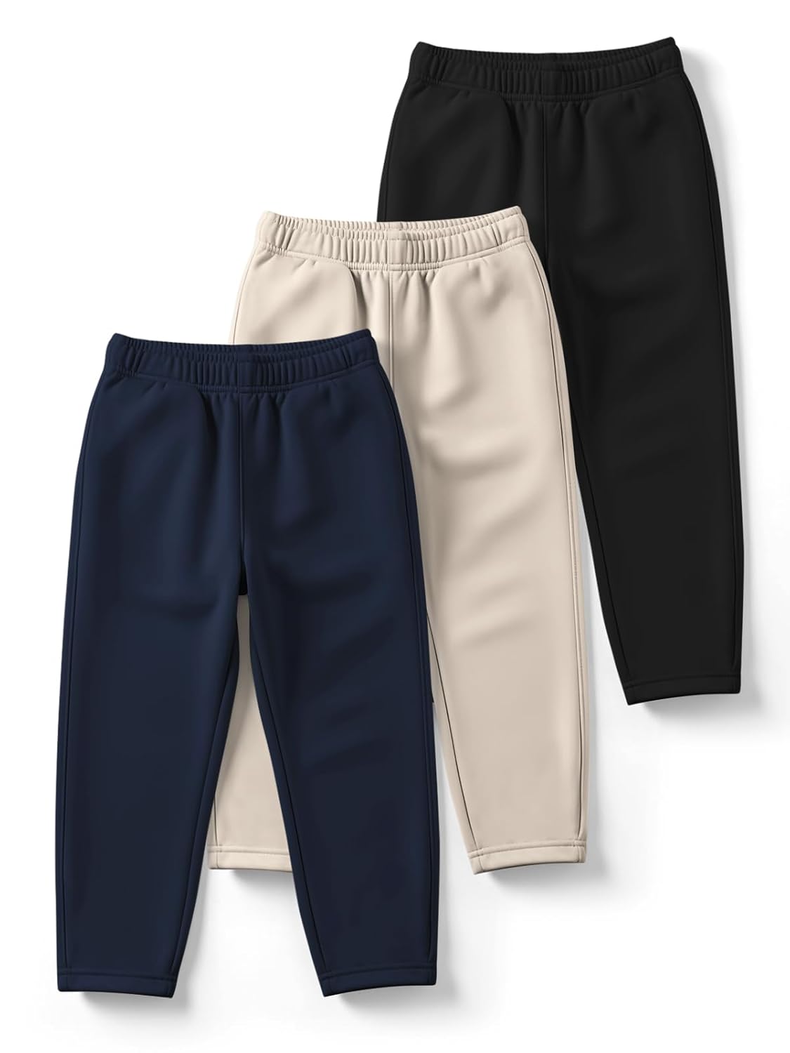 HELLCAT Trendy Solid Cotton Blend Regular Fit Track Pant for Boys – Pack of 3 HELLCAT Trendy Solid Cotton Blend Regular Fit Track Pant for Boys – Pack of 3