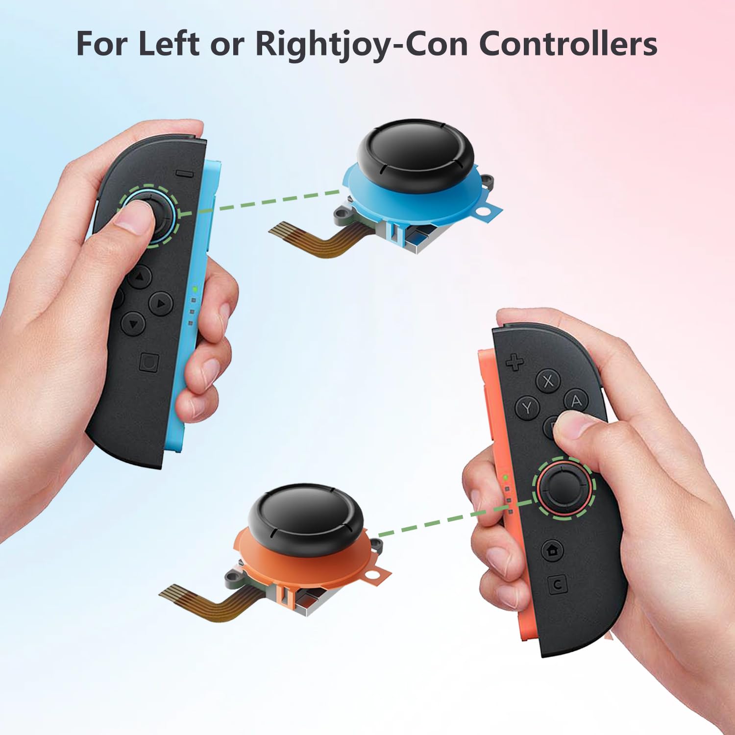Amazon.com: 2-Pack Replacement Hall Effect Joystick for Switch 2