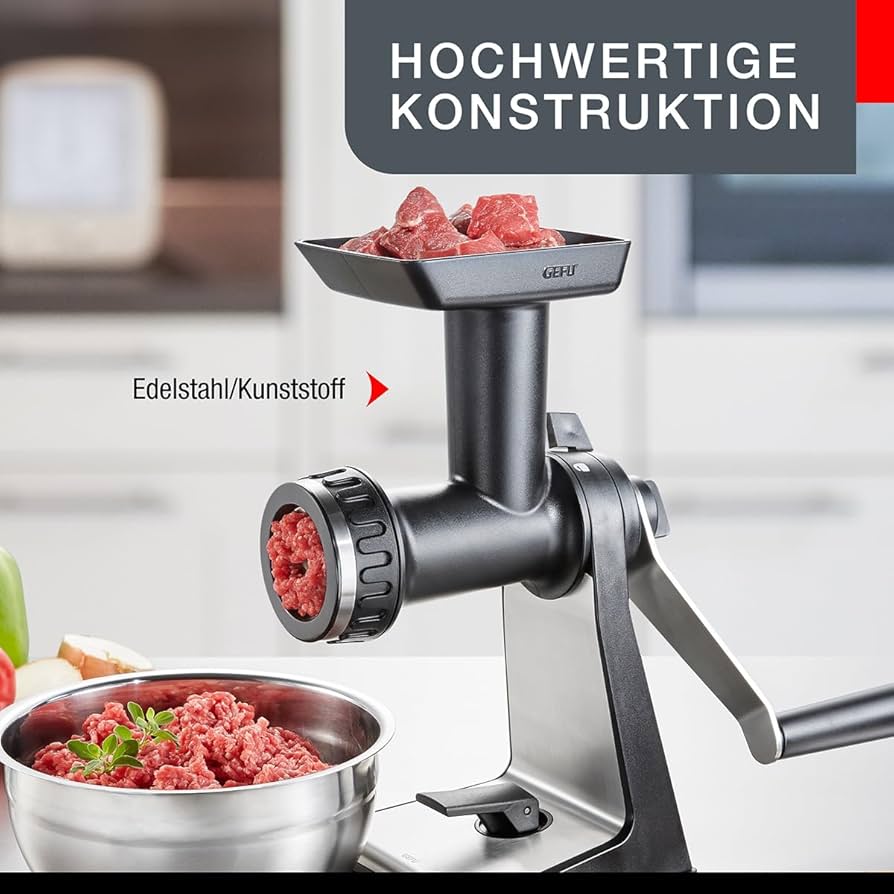 Amazon.com: GEFU Meat Mincer TRANSFORMA (Black): Home & Kitchen