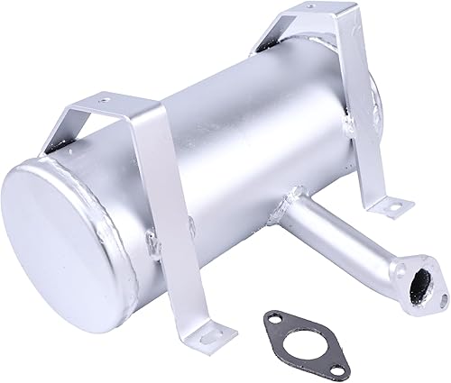 JZGRDN Silenciador AM122848 M92365 compatible con tractores de césped John Deere LTR166 LT155 LTR155 LT150 LT133