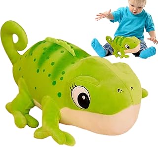 Stuffed Chameleon Plush, Plush Chameleon Toy, Chameleon Soft Toy, Realistic Lizard Toy, Cartoon Companion, 11.8 Inch Chameleon Toy, Christmas Birthday Valentine's Day Gift