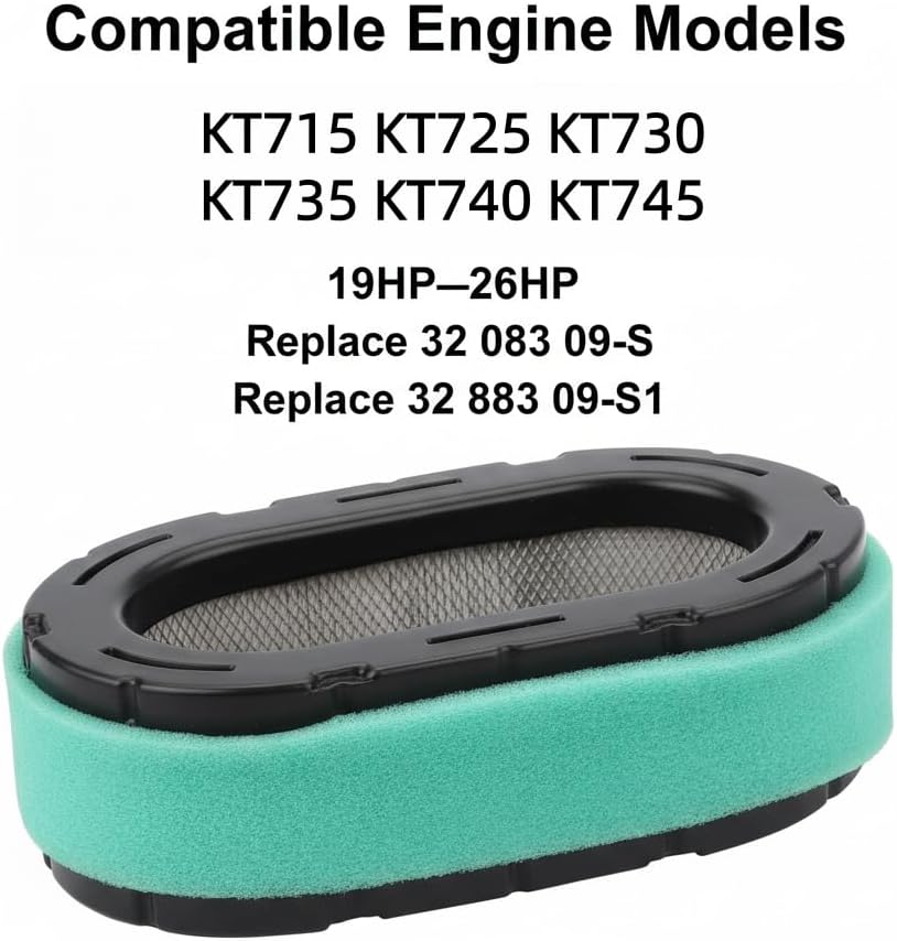 Air Filter Kit Tune Up Set Compatible with KT715 KT725 KT730 KT735 KT740 KT745 7000 Series Engines, Includes Air Filter Pre Filter Oil Filter Fuel Filter Spark Plugs