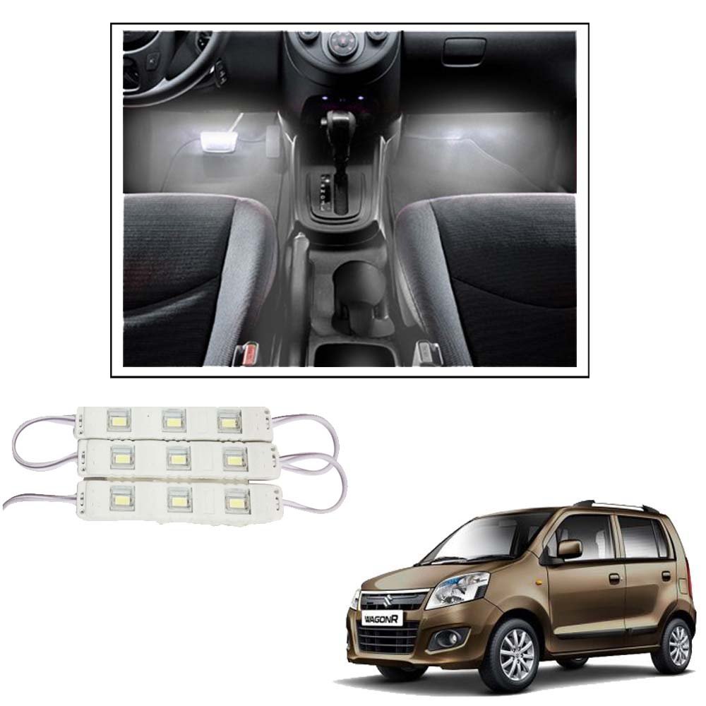 AOW ATTRACTIVE OFFER WORLD Vheelocityin 9 LED Cuttable Car Light (White)