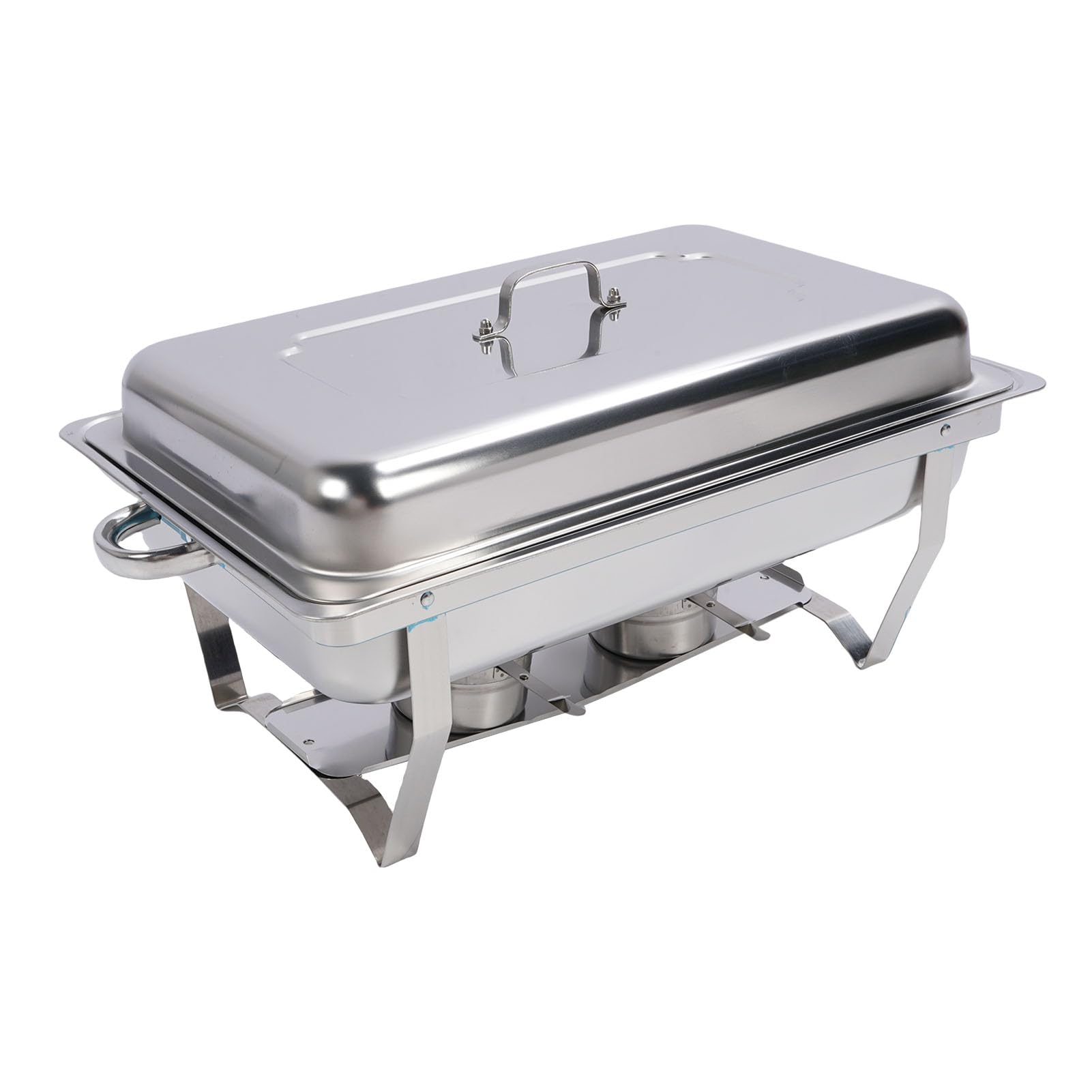 Haofy Set di Piatti a Buffet in Acciaio Inossidabile con Conservazione del Calore Prolungata, Multifunzionale per Eventi, Matrimoni, Catering per Esterni, Picnic, Famiglie, Ristoratori