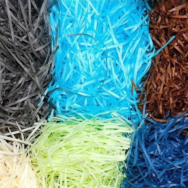 Papier déchiqueté pour boîtes-cadeaux, Papier de soie froissé à paillettes, 30-500 g, multicolore(Style B/Red,500g)