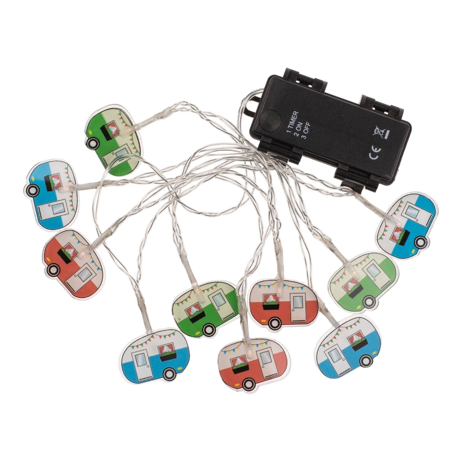 Out of the blue Lichterkette Camping Deko Wohnwagen Camper Stimmungslicht mit 10 LED-Elementen