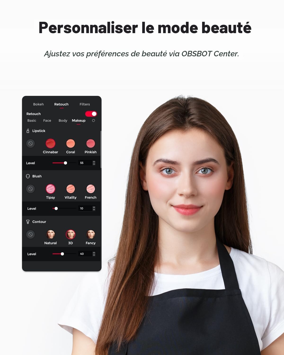 OBSBOT Meet SE 1080P@100 FPS Webcam pour PC avec Capteur 1/2,8", AI Framing et Autofocus, Mode Beauté, Léger, Contrôle Gestuel, Staggered HDR, Web cam pour Streaming, Réunions, Gaming (Space Grey)