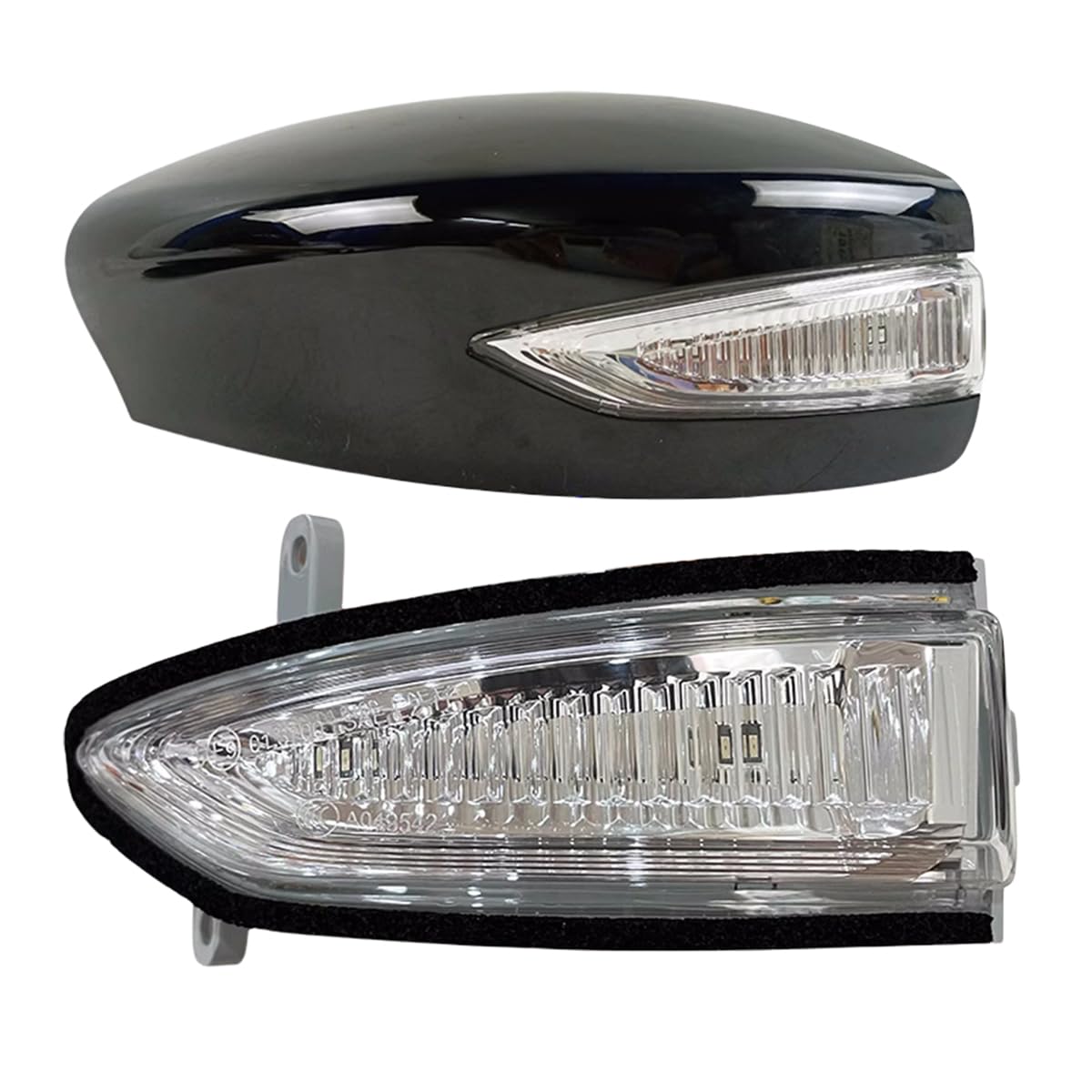 YFYANFEI Left Right Wing Mirror Indicator for Nissan Altima Teana Sylphy Pulsar Sentra, Turn Signal Lights Replacement, Including Bulb Lenses, 26165-3RA0A 26160-3RA0A,left