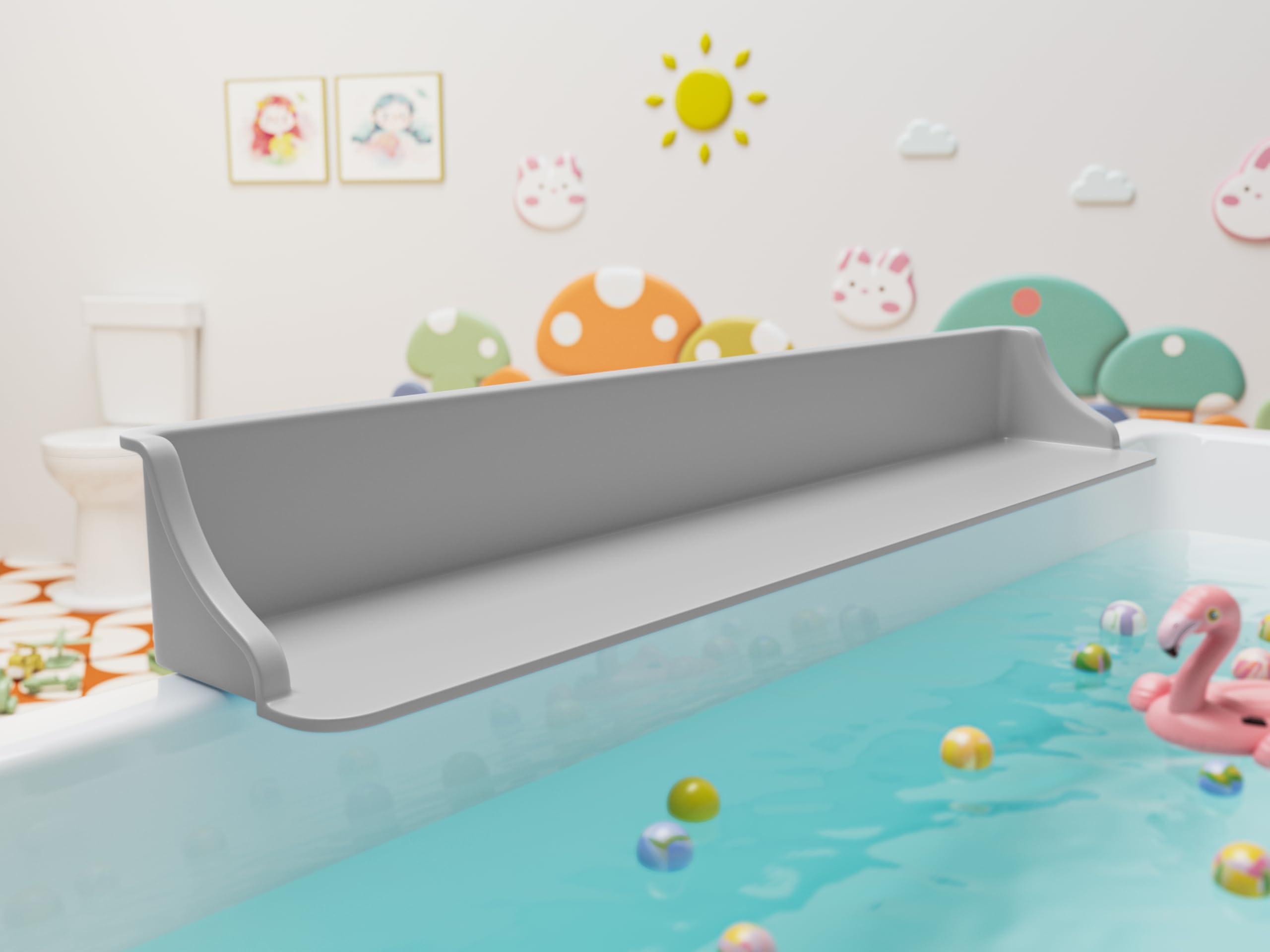 Cushore 3-Ft Bathtub Splash Guard PlayPad