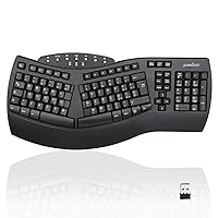 Perixx PERIBOARD-612 Tastiera Ergonomica Wireless e Bluetooth