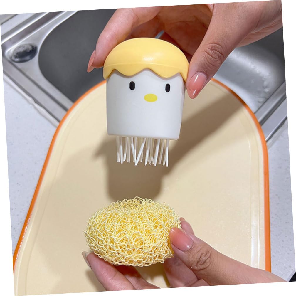 DECHOUS 6piezas Cepillos De Limpieza para Cocina Cepillos De Inoxidable para Platos Estilo Creativo y Herramienta Eficaz para Fregar Sartenes y Utensilios De Cocina