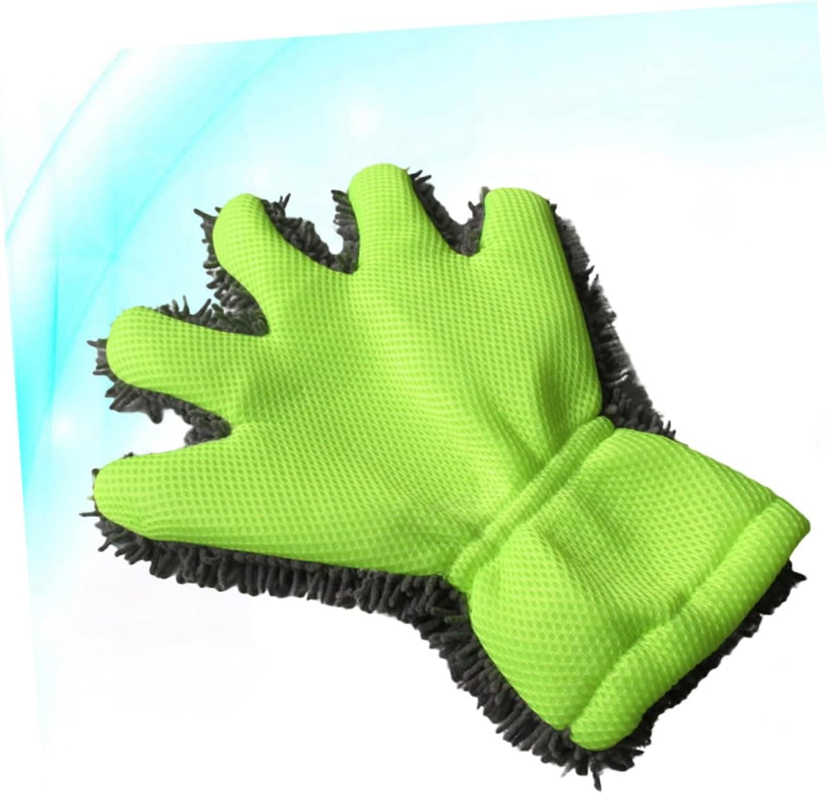 Quick Chenille Car Wash Mitt Gloves and Scratch Lint Cleaning Mitts for Cars Trucks Rvs and Boats Fits Adults