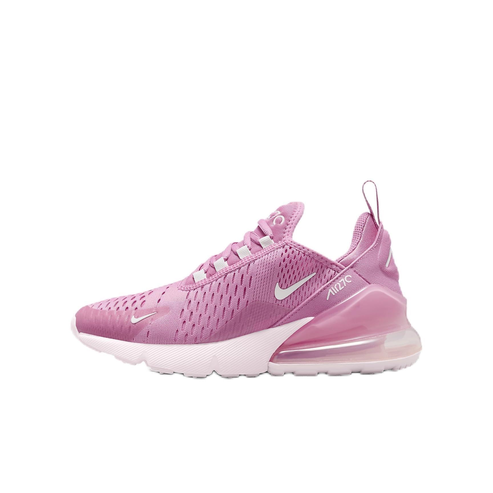 Nike Air Max 270 Big Kids' Shoes (HQ1553-646, Magic Flamingo/Pink Foam) Size 4.5
