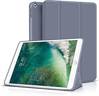 Aoub iPad 10.2 Case for iPad 9th Generation 2021/ iPad 8th Gen 2020/ iPad 7th Gen 2019, Smart Magnetic Stand Case, Soft TPU Back Cover for iPad 10.2 inch, Auto Sleep/Wake Feature -Purple Gray