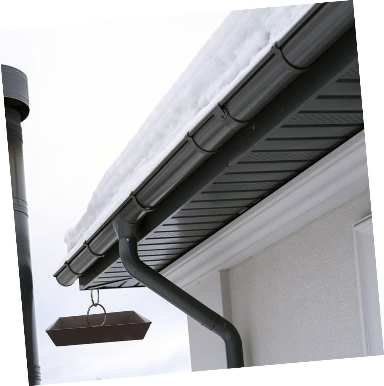 Sturdy Metal Rain Chain Basin Decorative Gutter Chain Outdoor Rain Decor