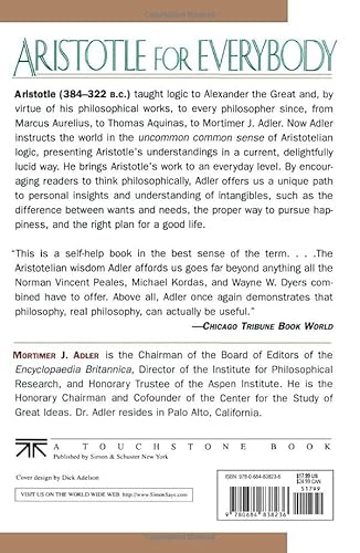 Aristotle for Everybody: Difficult Thought Made Easy